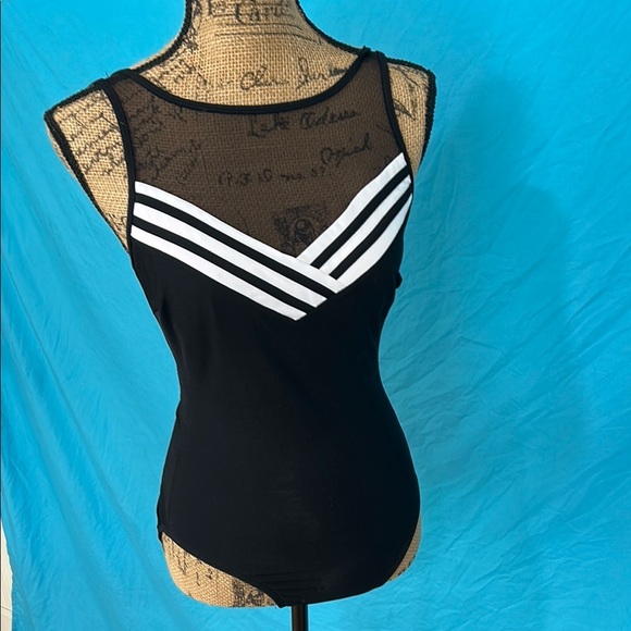 Longitude Vintage Black and White Swimsuit - Picture 6 of 13